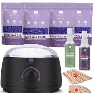 BNIB Blitzwax Hard wax Waxing Kit Home hair removal